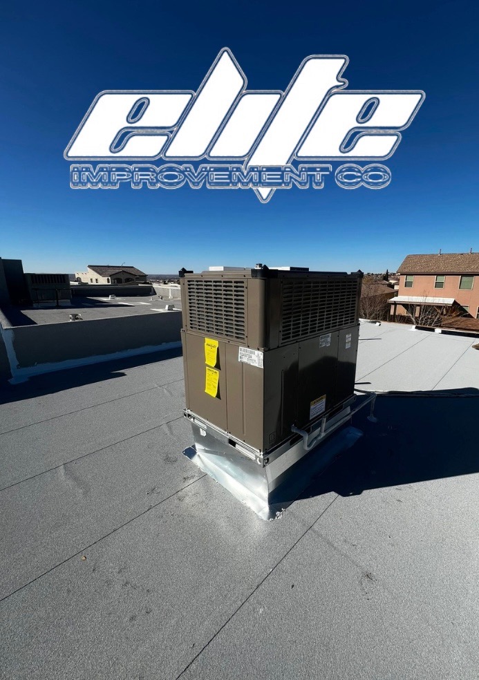 Elite Improvement Co rooftop HVAC project